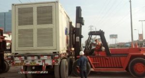 transporte de grupos electrogenos