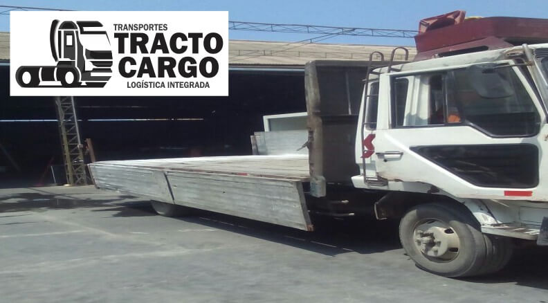 Transporte en camión abierto rebatibles - Empresa de Transporte Tracto